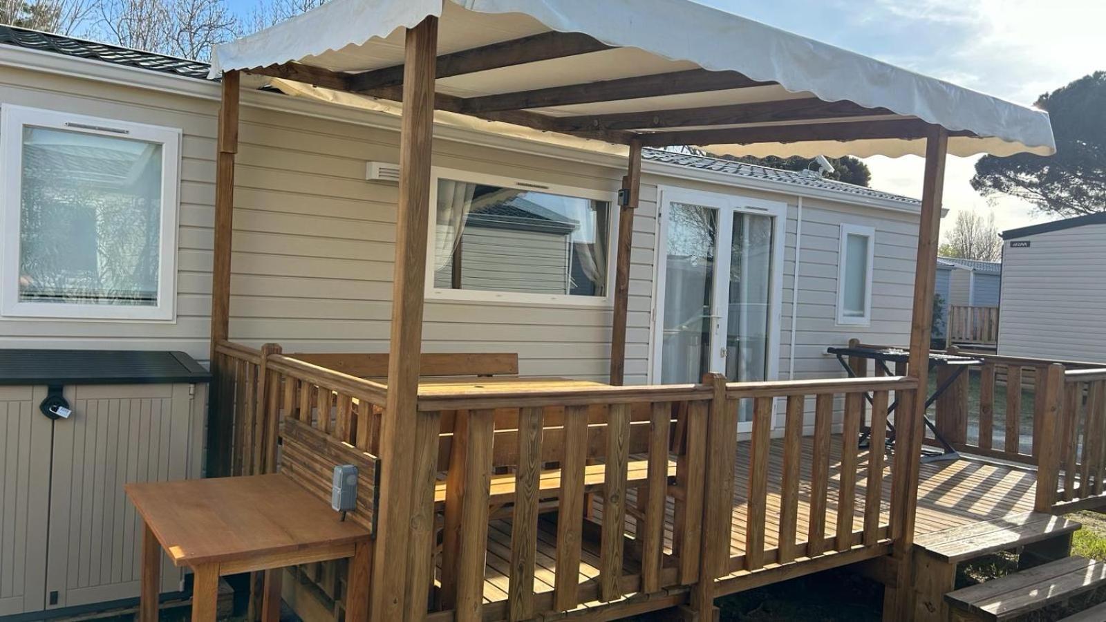 Mobil-Home - Narbonne-Plage - Clim, Tv 외부 사진