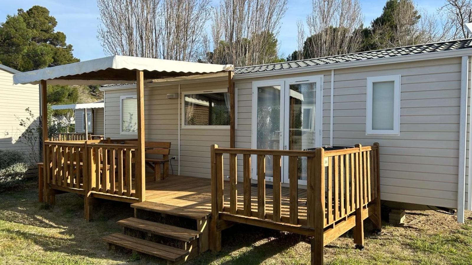 Mobil-Home - Narbonne-Plage - Clim, Tv 외부 사진